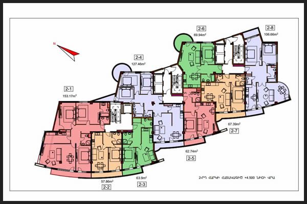 Հարկերի Հատակագծեր