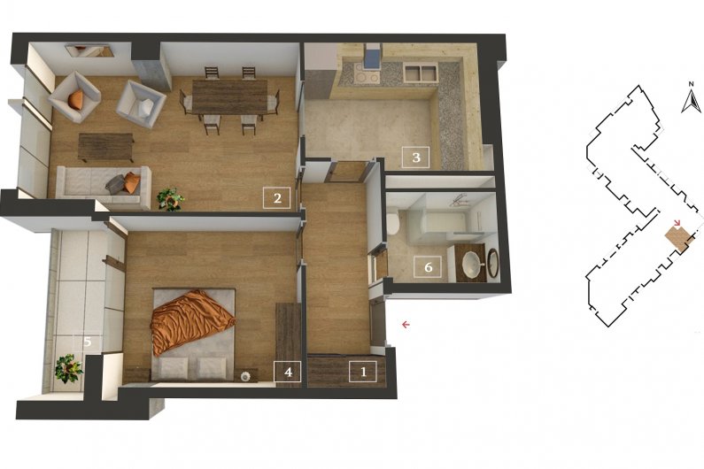 Բնակարանների Առաջարկվող Նախագծեր