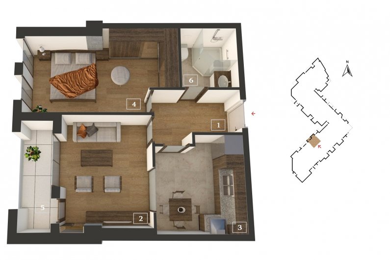 Բնակարանների Առաջարկվող Նախագծեր
