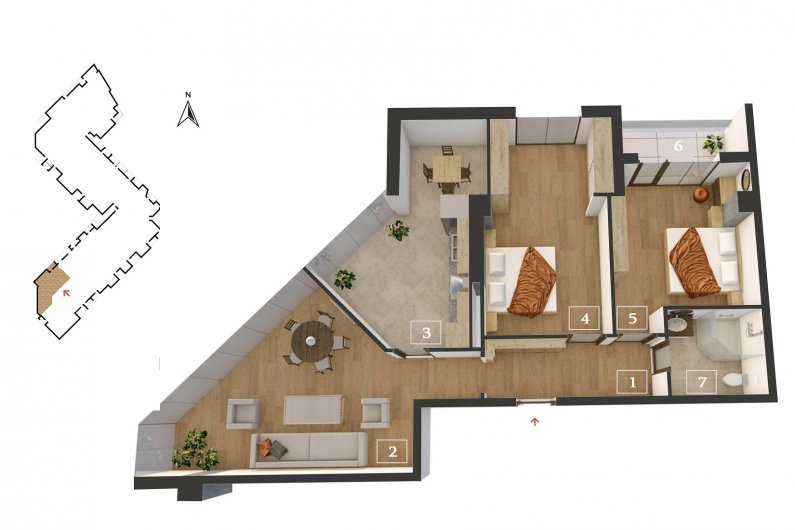 Բնակարանների Առաջարկվող Նախագծեր