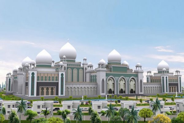 Мусульмане Персидского Залива Строят Мечеть В Калькутте