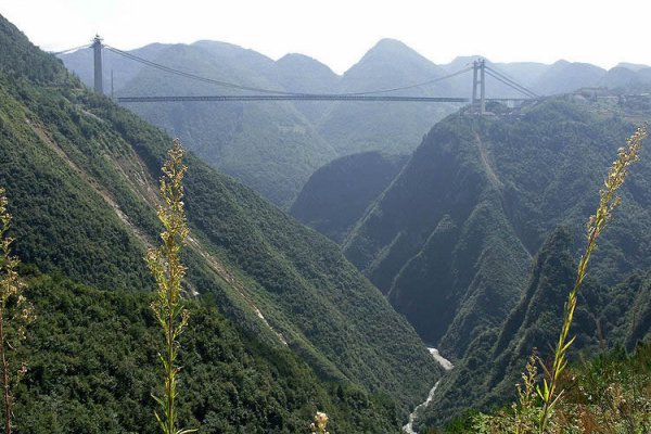 В Мексике Открыли Самый Высокий Вантовый Мост в Мире