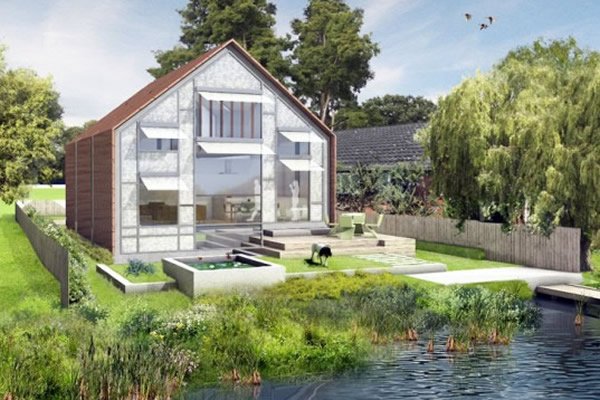 Первый  Дом-Амфибия Появится в Великобритании