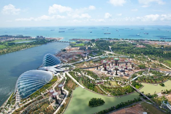Solar-Powered Supertrees Opens In Singapore