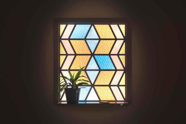 This Modern Stained Glass Window Doubles As A Solar Panel