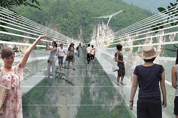 Չինաստանը Կառուցում է Աշխարհի Ամենաերկար և Ամենաբարձր Ապակյա Կամուրջը