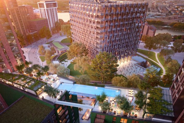 Լոնդոնում Նախատեսվում Է Կառուցել Ապակյա Կախված Լողավազան