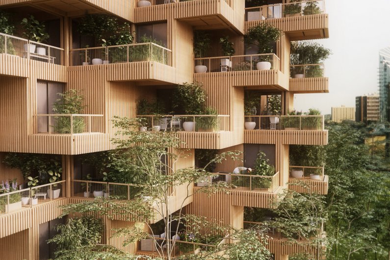 Wood, Green And Modular Construction In One Project