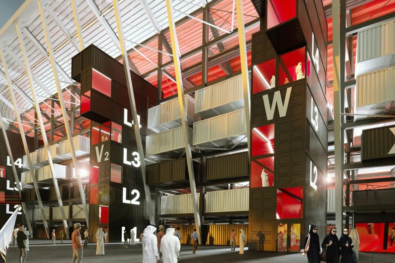 Qatar Planned To Build Fifa World Cup Stadium From Shipping Containers 