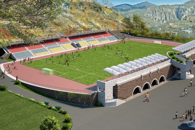 Goris football stadium new design