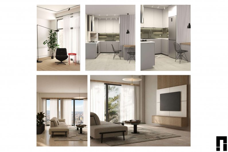 Apartment interior architecture design