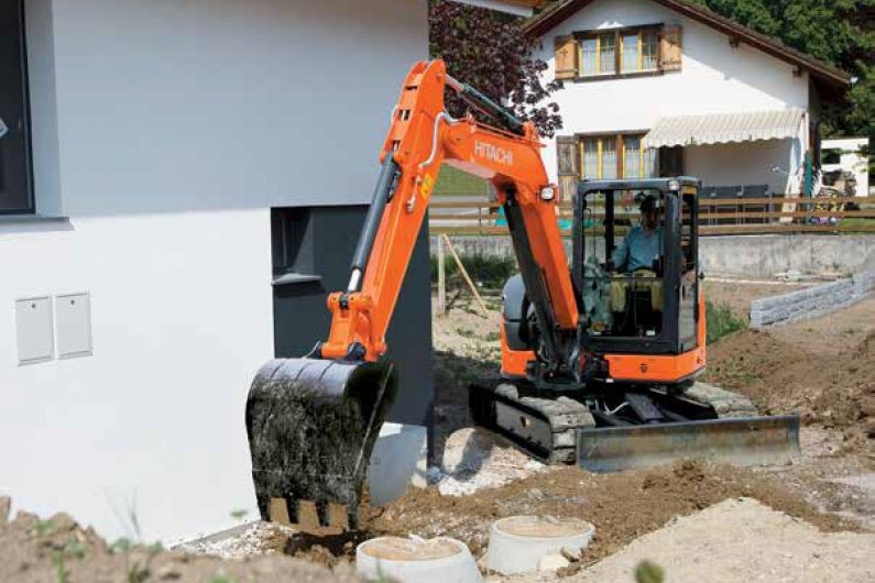 Hitachi mini-excavators
