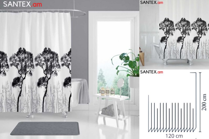 шторка для ванной комнаты