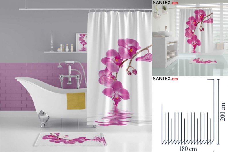 шторка и коврик